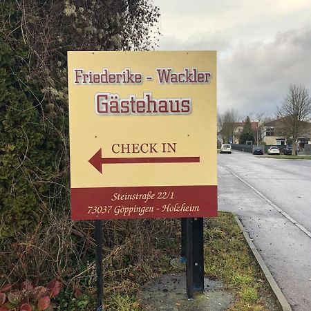 Friederike Wackler Gaestehaus เกิพพิงเงน ภายนอก รูปภาพ