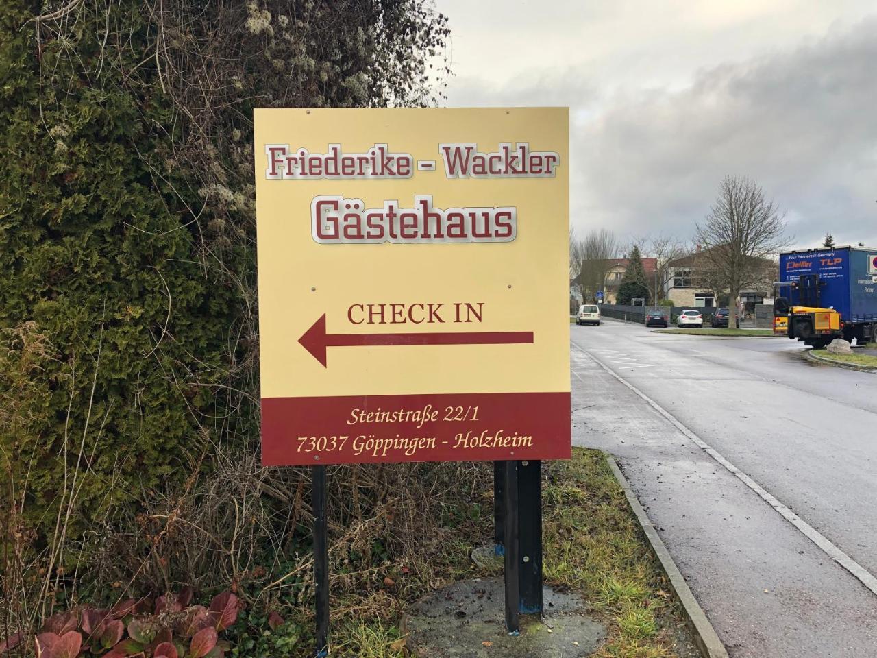 Friederike Wackler Gaestehaus เกิพพิงเงน ภายนอก รูปภาพ